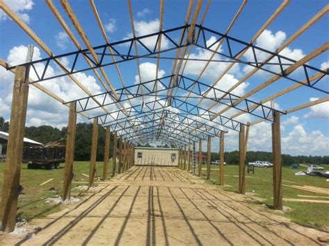 40 feet metal chicken house trusses|metal roof trusses.